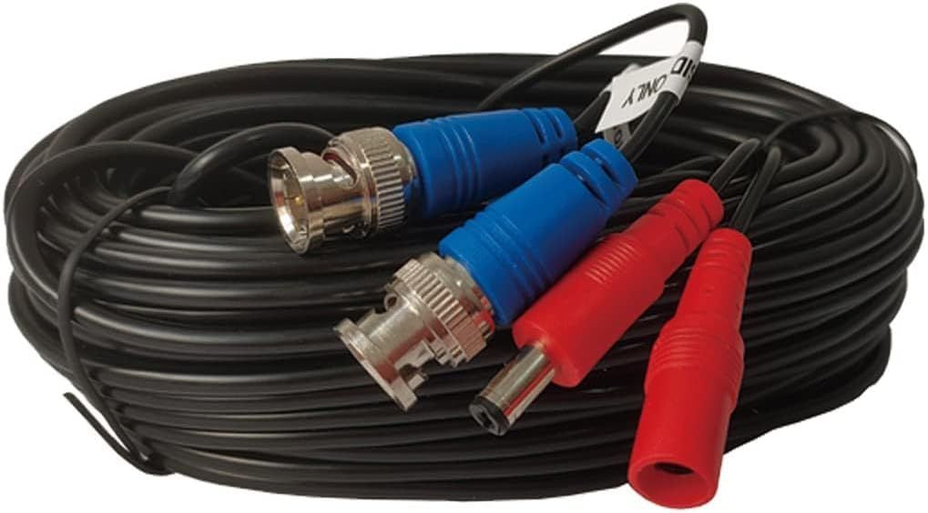 Provides a clean, catalog-style view of the cable product with its connectors to show exactly what the customer receives.
