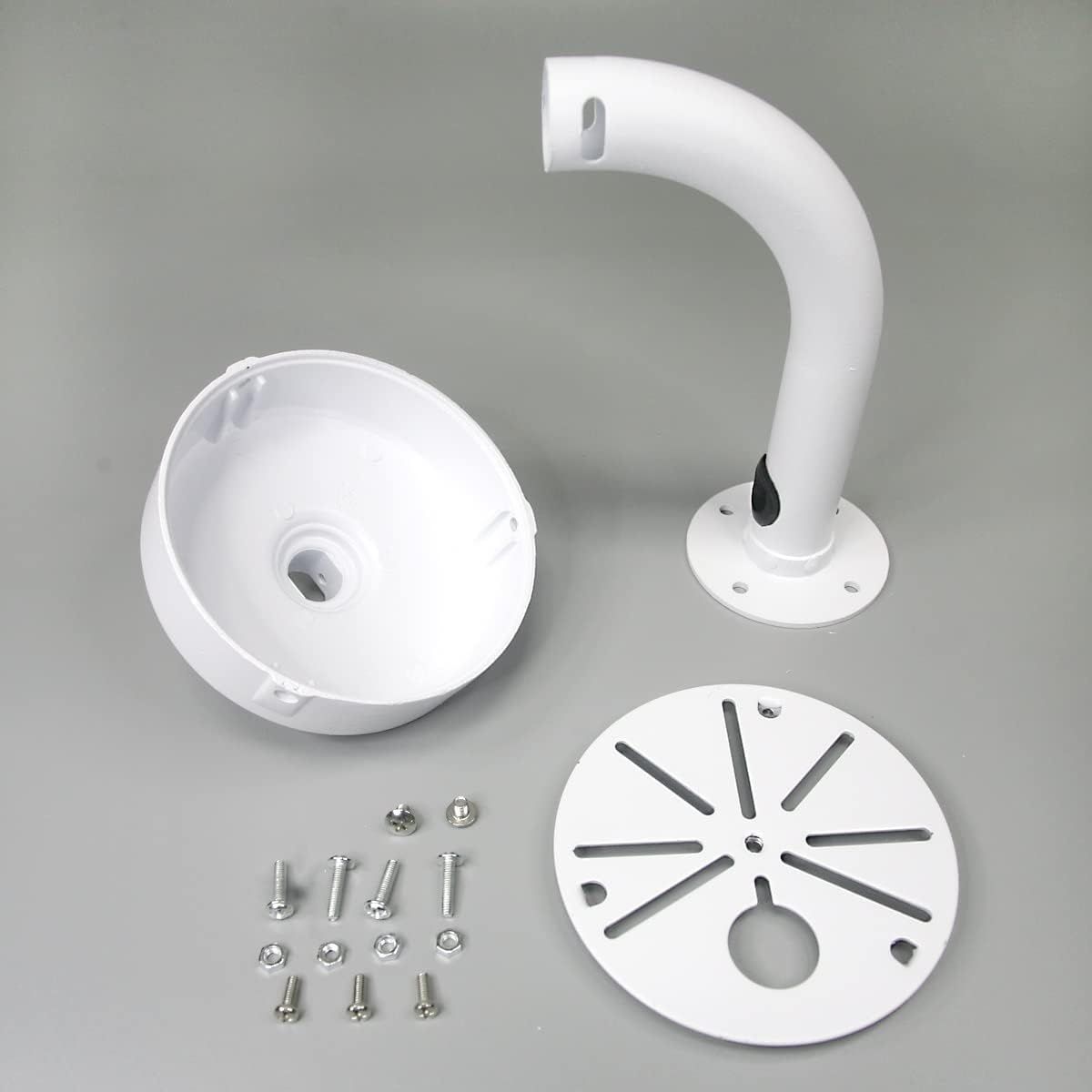 Shows all the parts and hardware included in the package, reassuring the customer they will receive everything needed for assembly and installation.