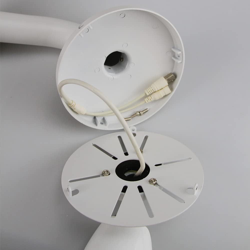 Shows the internal structure and assembly of the product, revealing how the mounting plate, wiring, and connection points are configured to help shoppers understand the product's construction and…