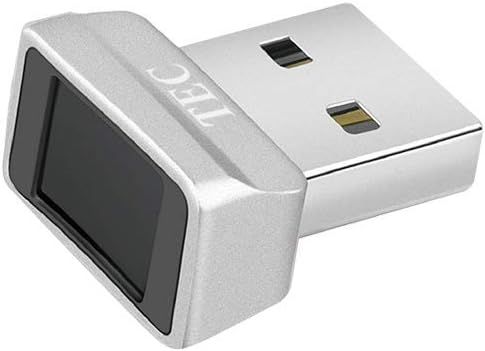 Provides a clean, catalog-style view of the USB fingerprint reader on a white background with no text or design elements, allowing shoppers to see the product clearly.