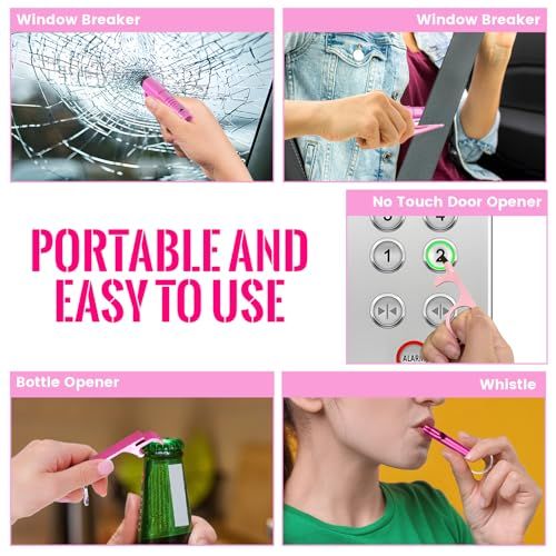 Demonstrates the multiple use cases and versatility of this multi-tool product, showing it can be used for emergency situations, everyday convenience, and safety purposes. Highlights the product's…