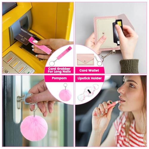 Demonstrates the product's versatility by showing four distinct use cases in everyday scenarios, reassuring shoppers that this accessory serves multiple practical functions.