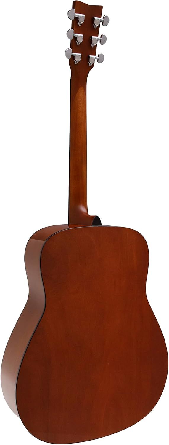 Provides a clean, catalog-style view of the guitar's back and tuning pegs to help shoppers see the product's construction and finish from all angles.
