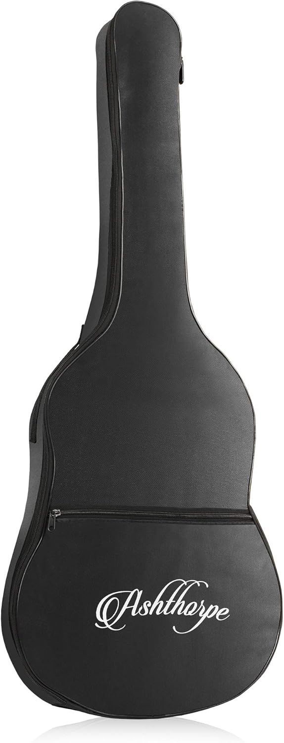 Displays the product in a clean, catalog-style format to show the guitar case design and brand identity without distractions.