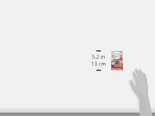 Communicates the physical size of the product using exact measurements (5.2 in / 13 cm) and a hand for scale reference, helping shoppers understand how compact the product is.