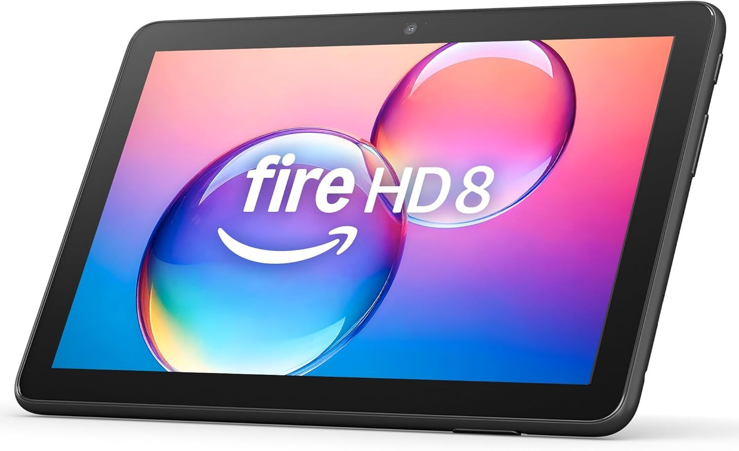 Provides a clean, catalog-style view of the Fire HD 8 tablet showing the product and its branding without distractions.