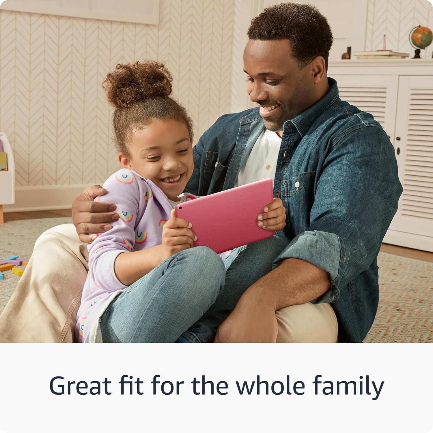 Communicates that the product is suitable for all family members, from children to adults, reassuring shoppers of its broad usability and appeal.