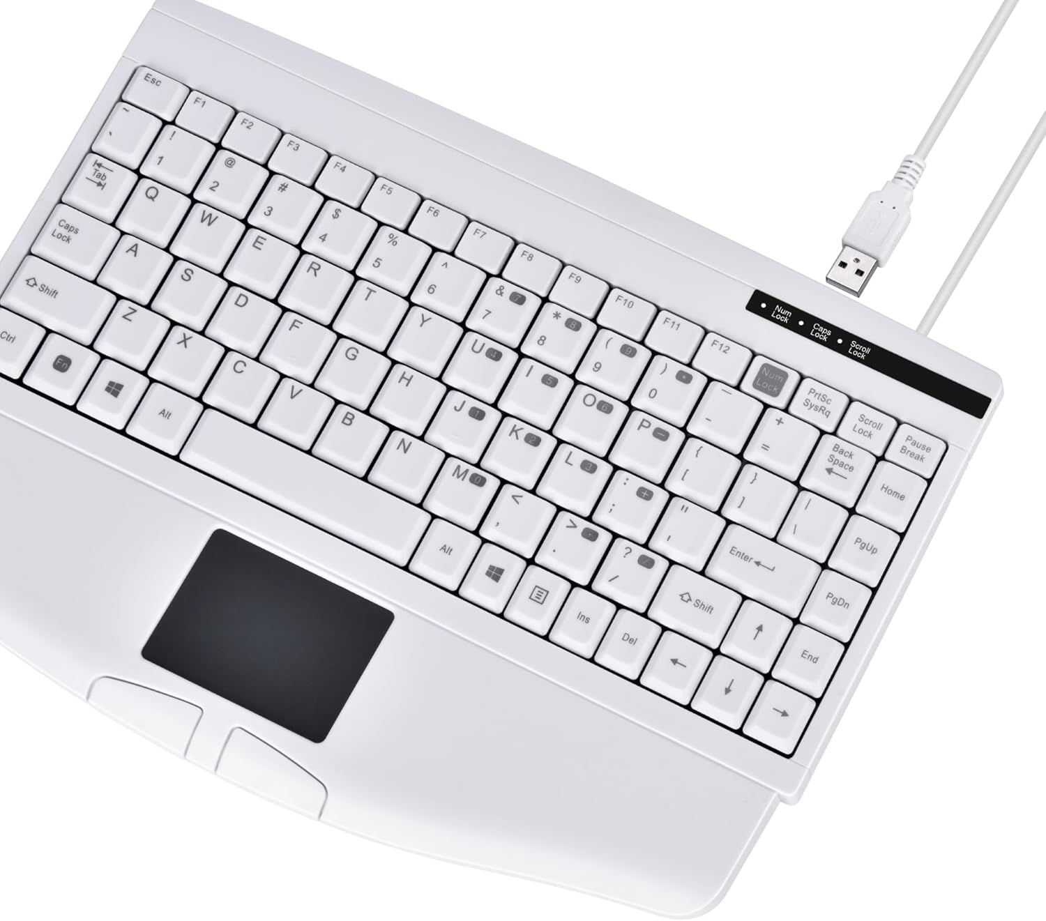 Provides a clear, distraction-free view of the keyboard product on a white background for catalog-style presentation.