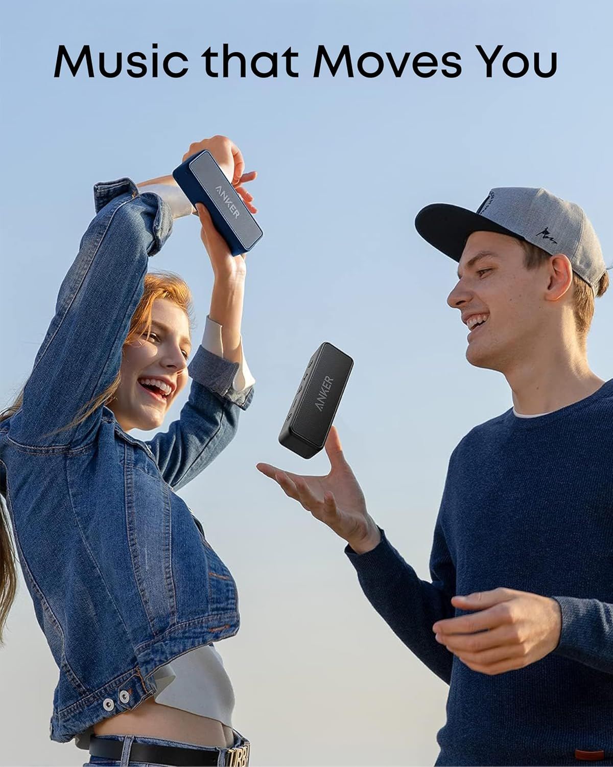 Demonstrates the product being enjoyed in a real-world outdoor social setting, creating an emotional connection and showing the product enhances fun moments with friends.