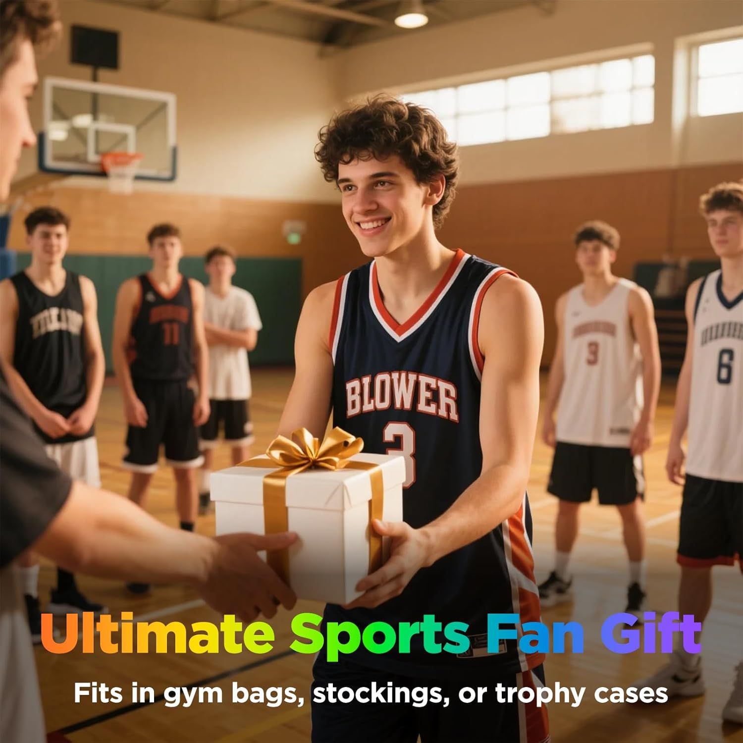 Positions the product as the perfect gift for sports fans, emphasizing its versatility and suitability for various gifting occasions.