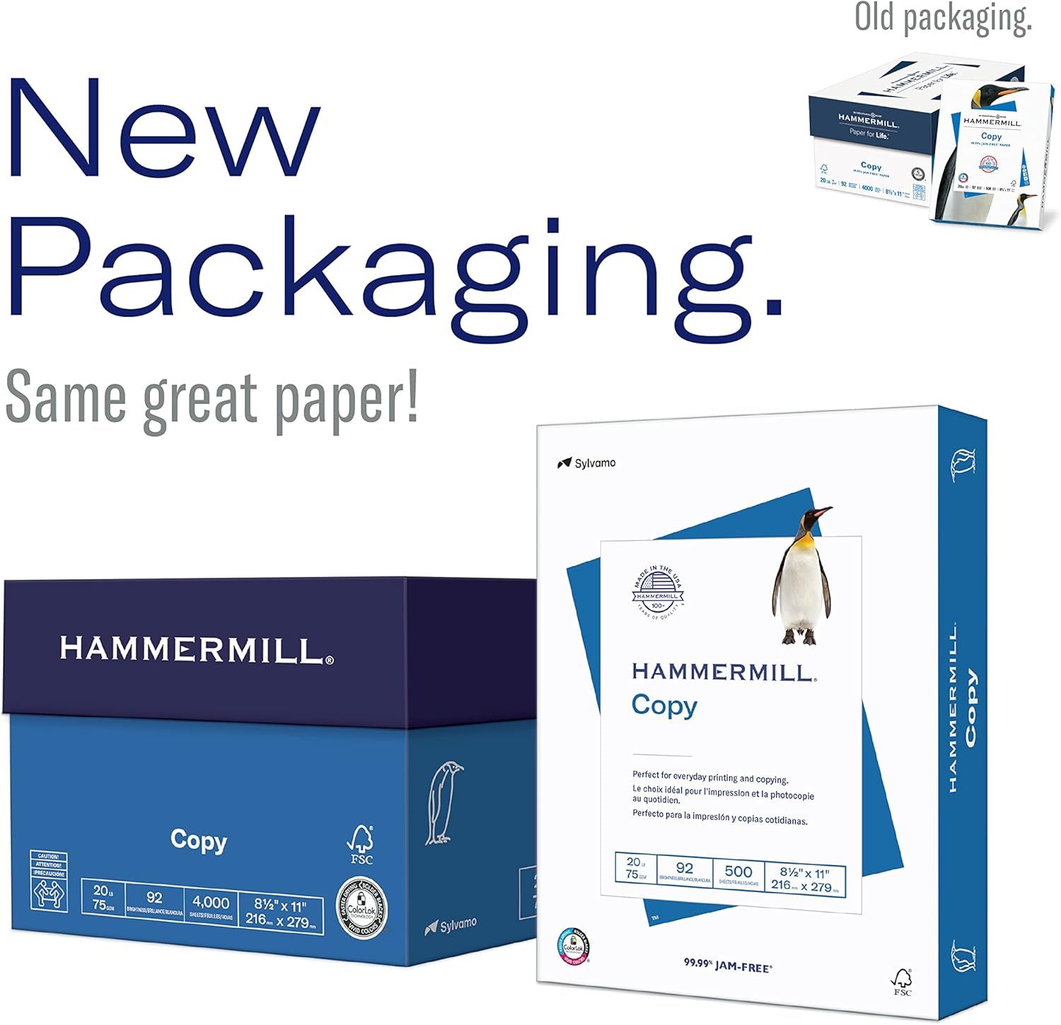 Communicates the brand's packaging update to reassure customers that the product quality remains the same despite the new look, building trust and continuity.