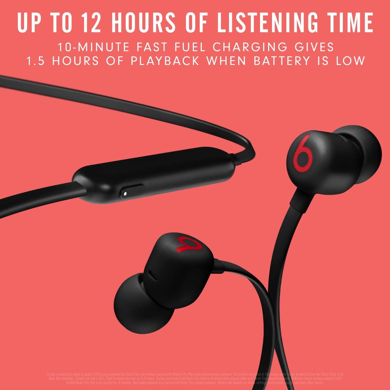 Communicates the impressive battery performance with up to 12 hours of listening time and fast charging capability to reassure shoppers about long-lasting use and convenience. Highlights the…