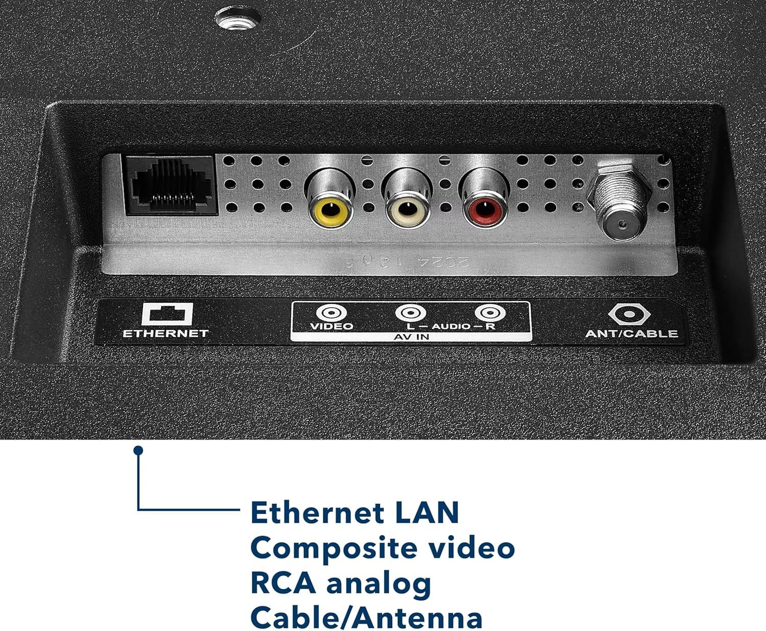 Shows the physical ports and connection options available on the product, helping shoppers understand what devices and cables they can connect to it.