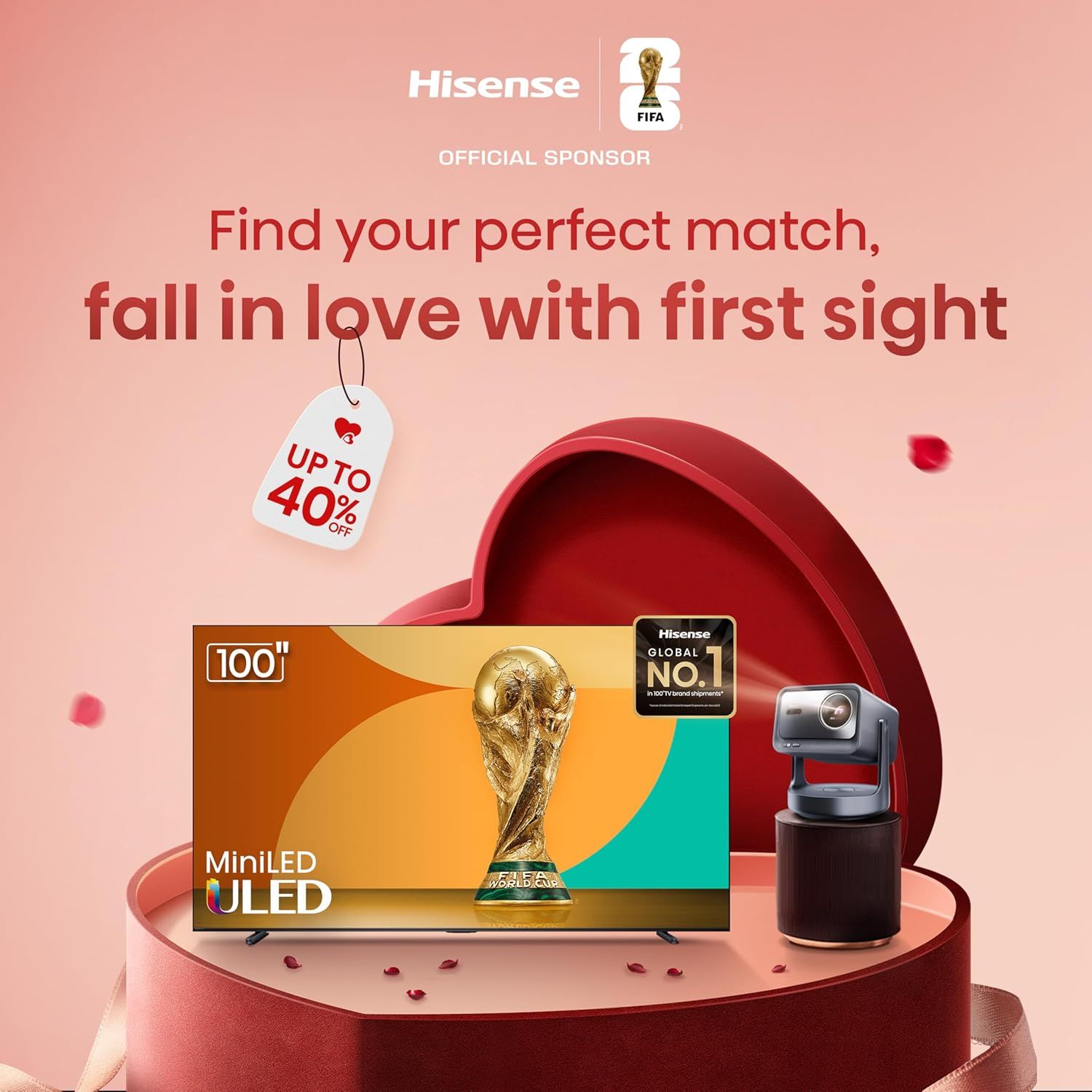 Positions the product as a perfect gift for Valentine's Day with romantic messaging and a promotional discount to drive seasonal sales. Establishes brand credibility and prestige by highlighting…