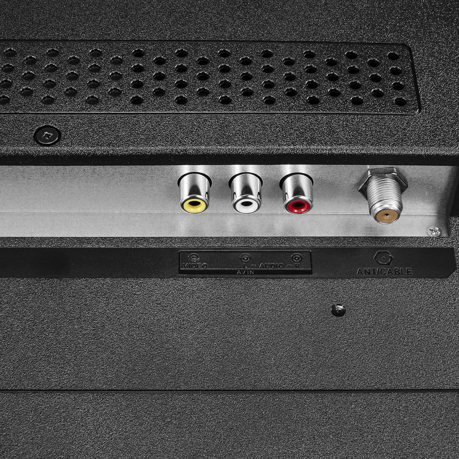 Highlights the physical connection ports and input/output options available on the device, showing shoppers exactly what connectivity features are included and where they are located.