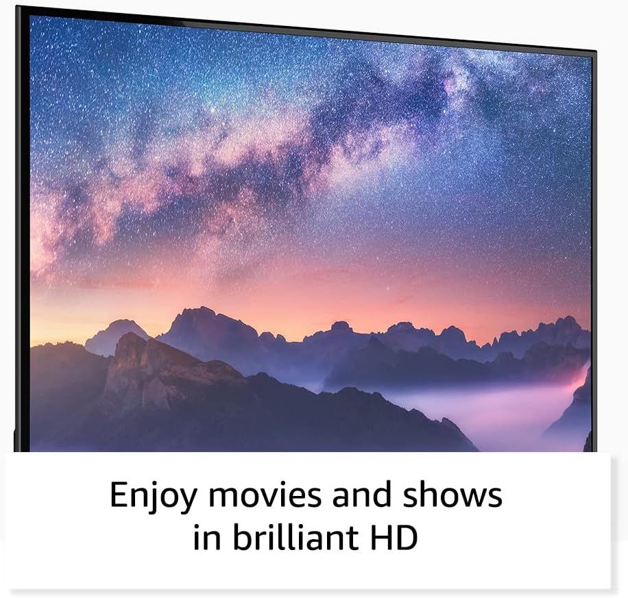 Communicates the TV's high-definition picture quality with a stunning visual example, reassuring shoppers they'll enjoy vivid, brilliant viewing experiences.