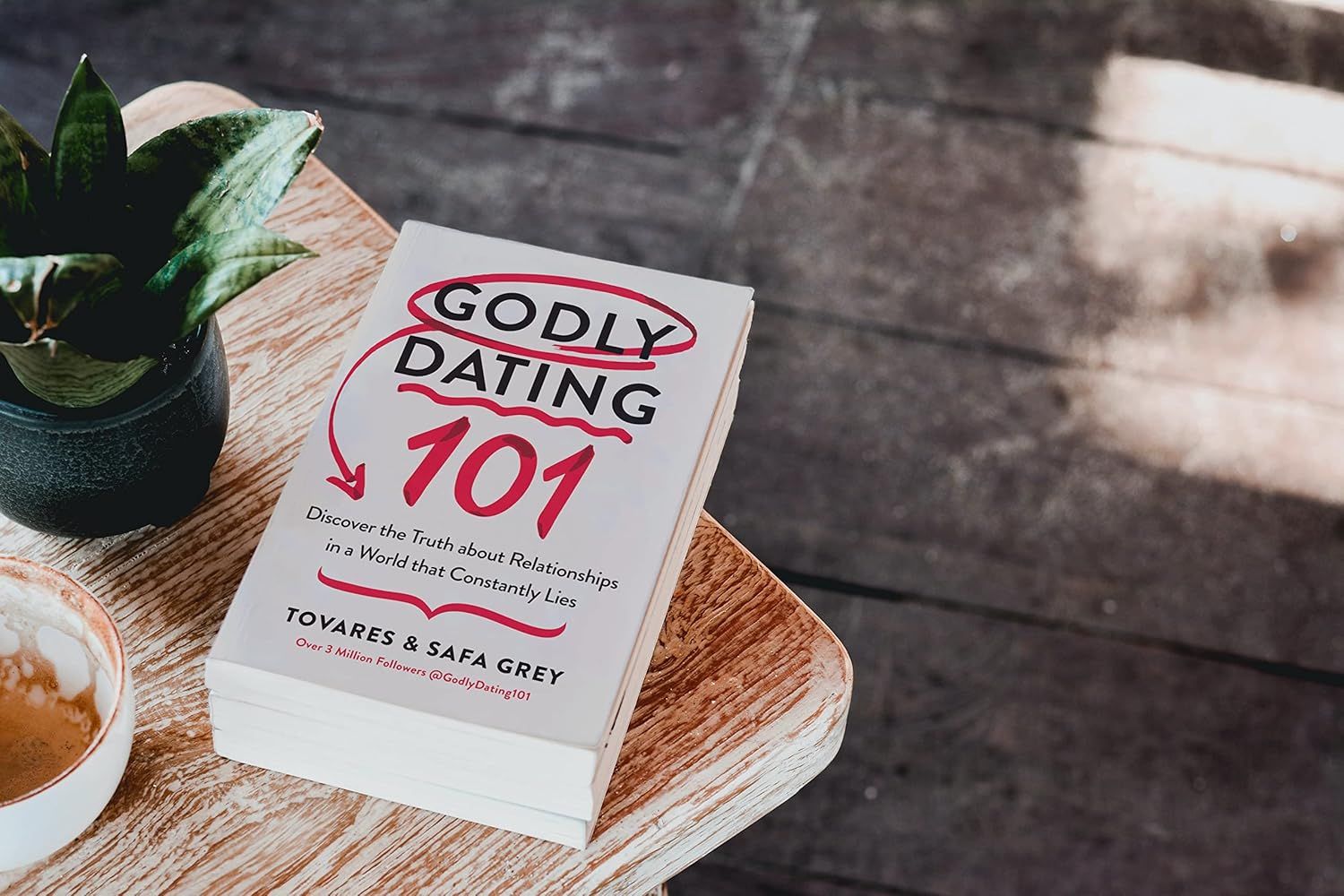 Showcases the product in a natural, relatable lifestyle setting to help shoppers visualize the book in their everyday life, creating an aspirational and authentic connection.