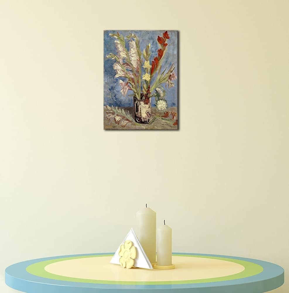 Demonstrates how the artwork looks when displayed in a real home setting to help shoppers visualize the product in their own space.