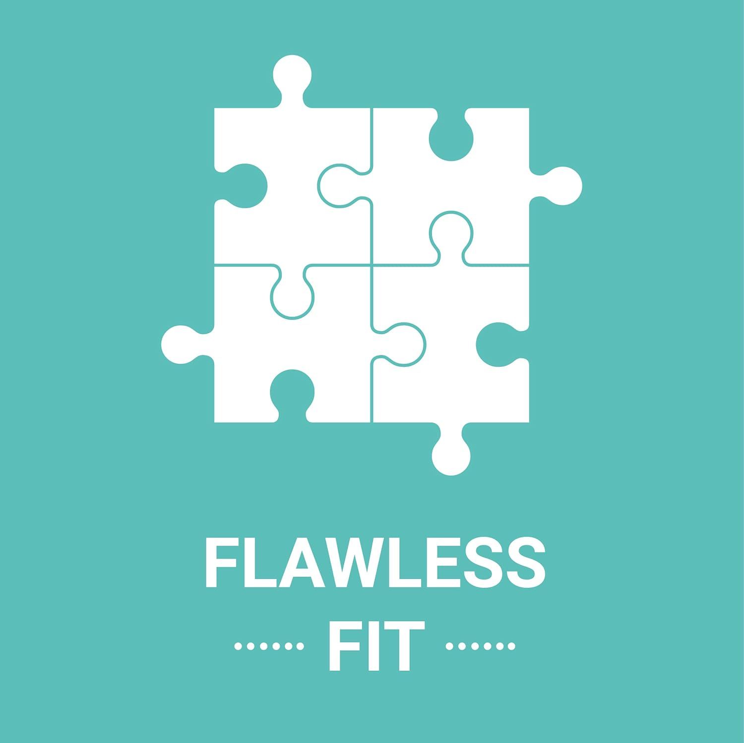 Communicates that the product fits together perfectly or is compatible with other components, reassuring shoppers about ease of use and seamless integration.