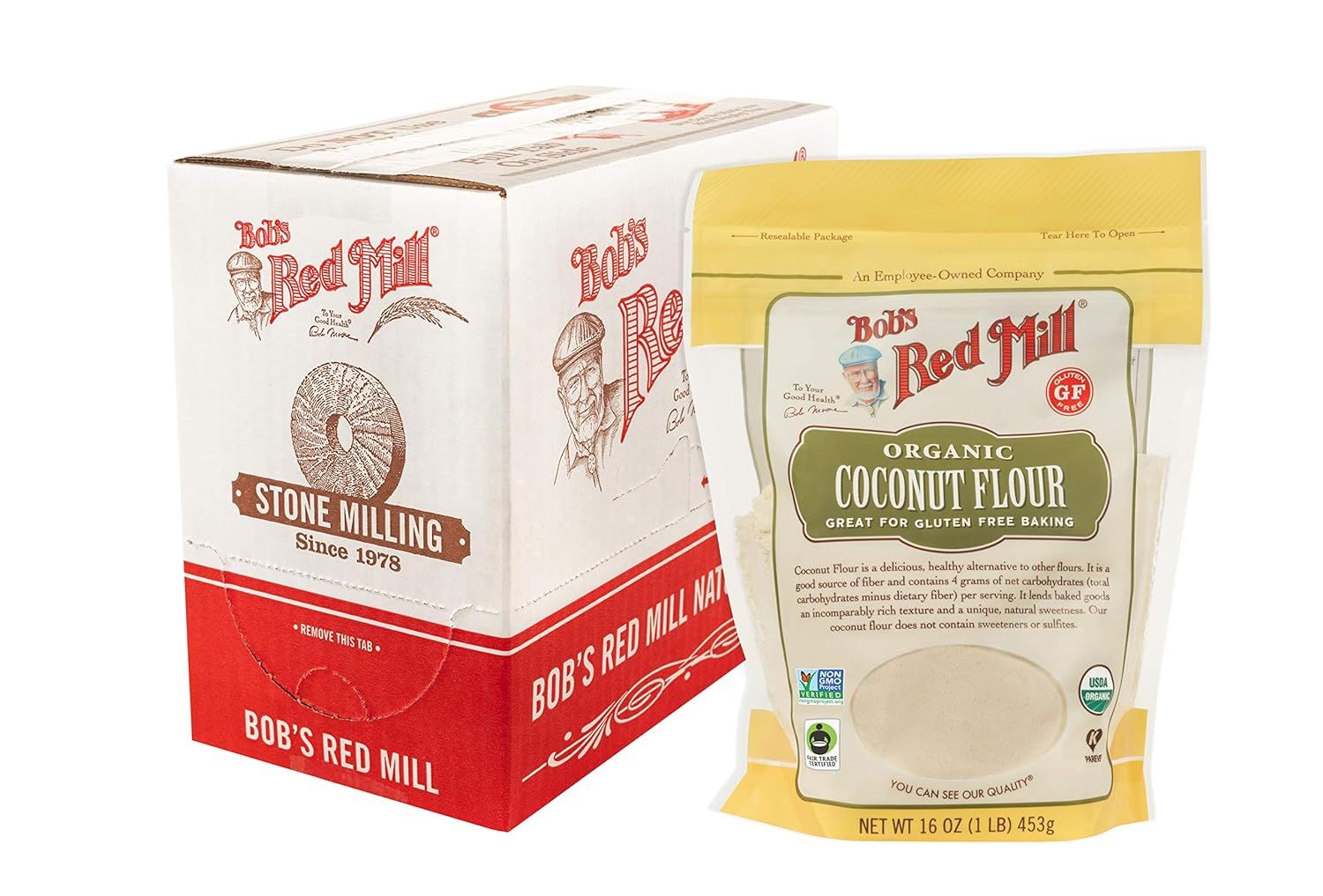 Shows the product packaging (both box and pouch) on a clean white background to give shoppers a clear view of what they will receive.