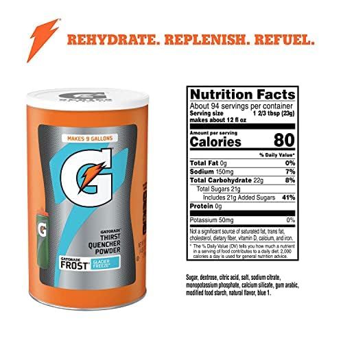 Displays the product packaging alongside its nutrition facts panel to inform shoppers about serving size, calorie content, and nutritional information before purchase.