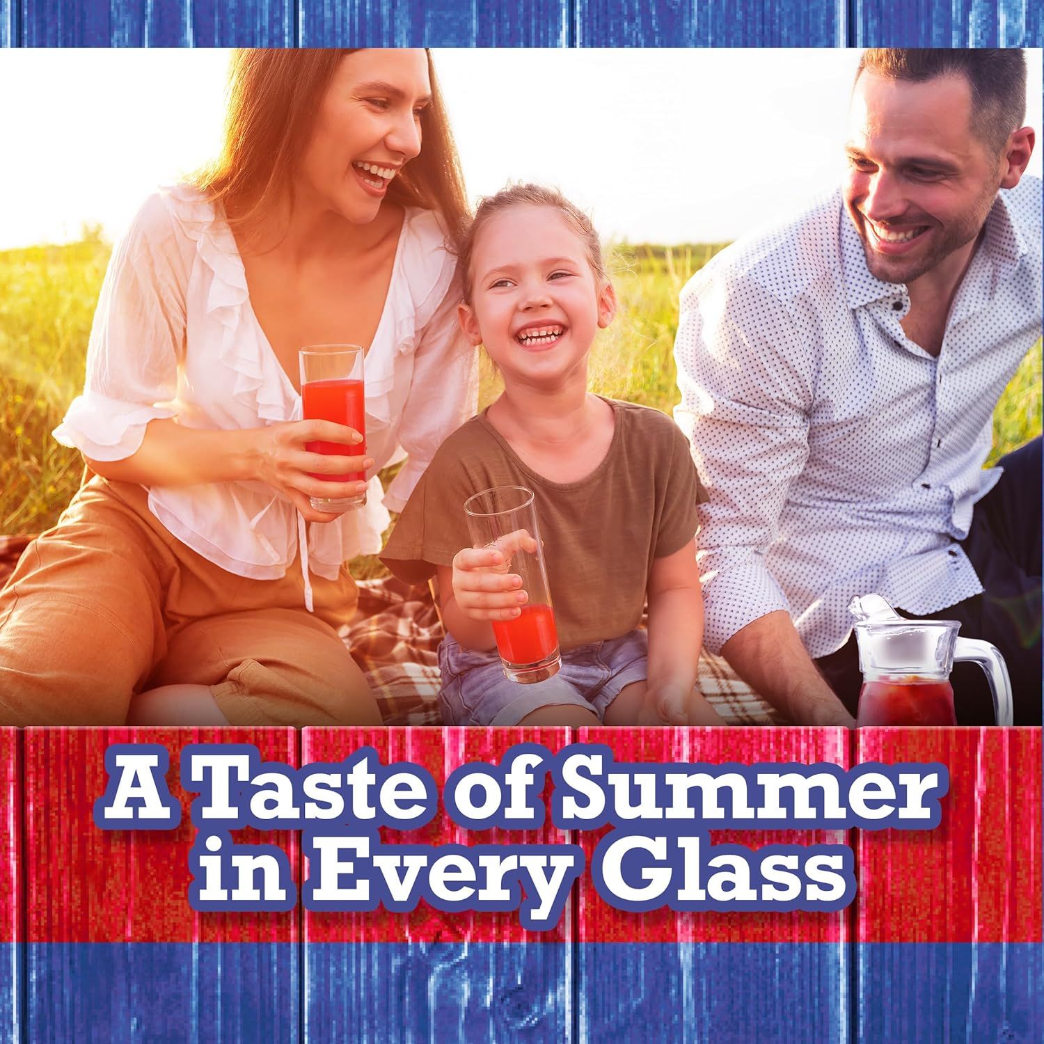Positions the product as perfect for summer gatherings and family moments, creating an emotional connection with seasonal outdoor enjoyment.