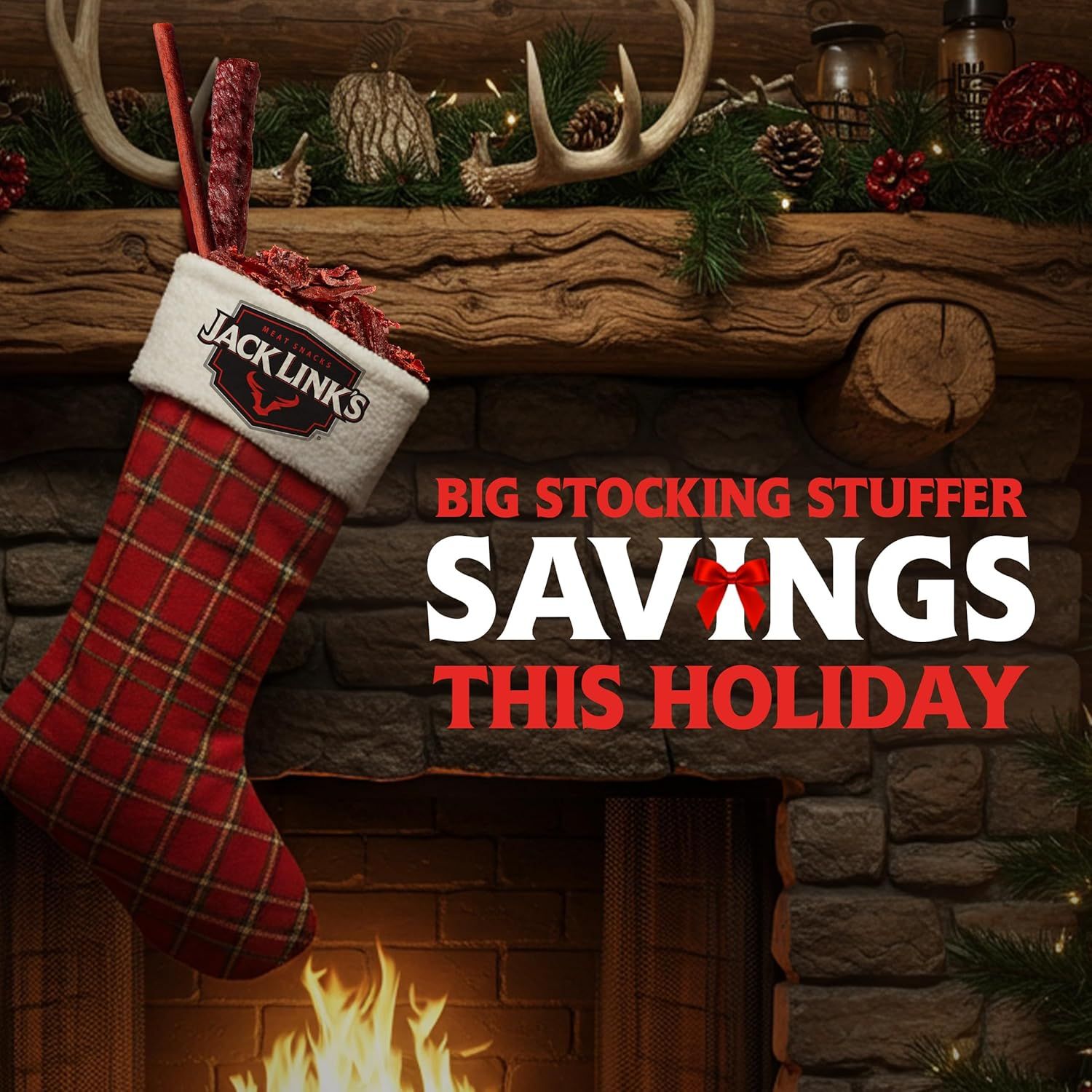 Positions the product as a holiday gift option while promoting seasonal savings to drive purchase urgency during the holiday shopping season.