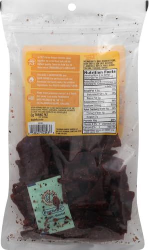 Shows the full product package including the visible product inside the clear bag and the nutrition facts panel, helping shoppers understand what they will receive and the nutritional information.