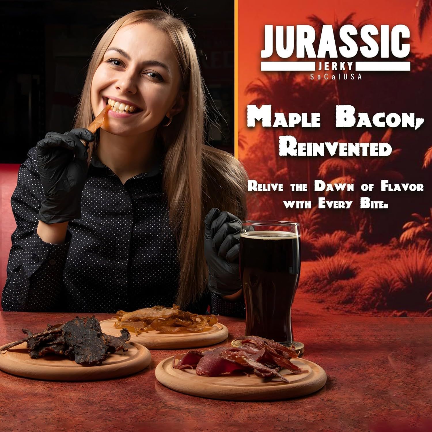 Shows the product being enjoyed in a real-world setting to create an emotional connection and demonstrate the product's appeal in everyday life.
