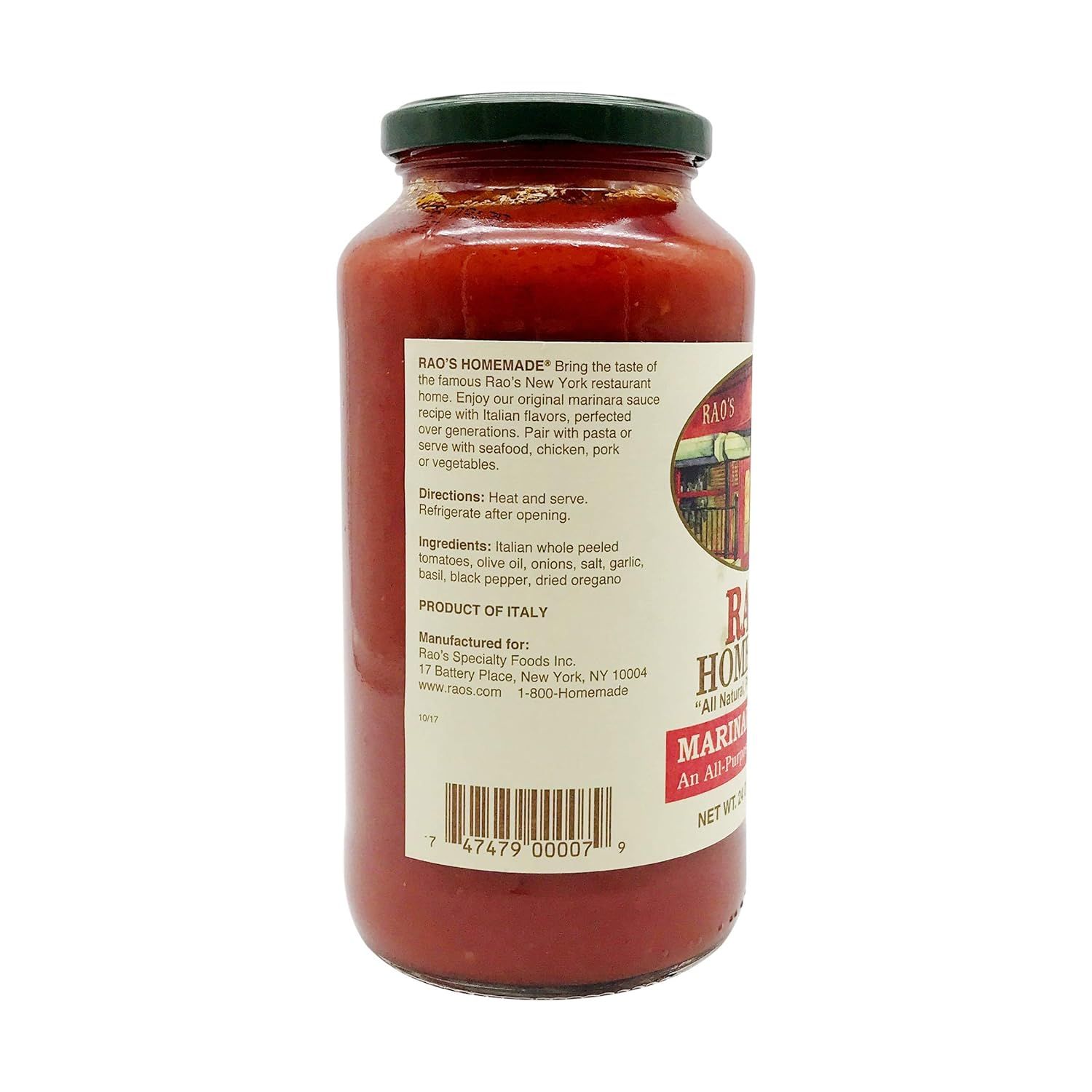 Provides a clean, catalog-style view of the product showing the back label with ingredients, directions, and brand information for shoppers to read product details.