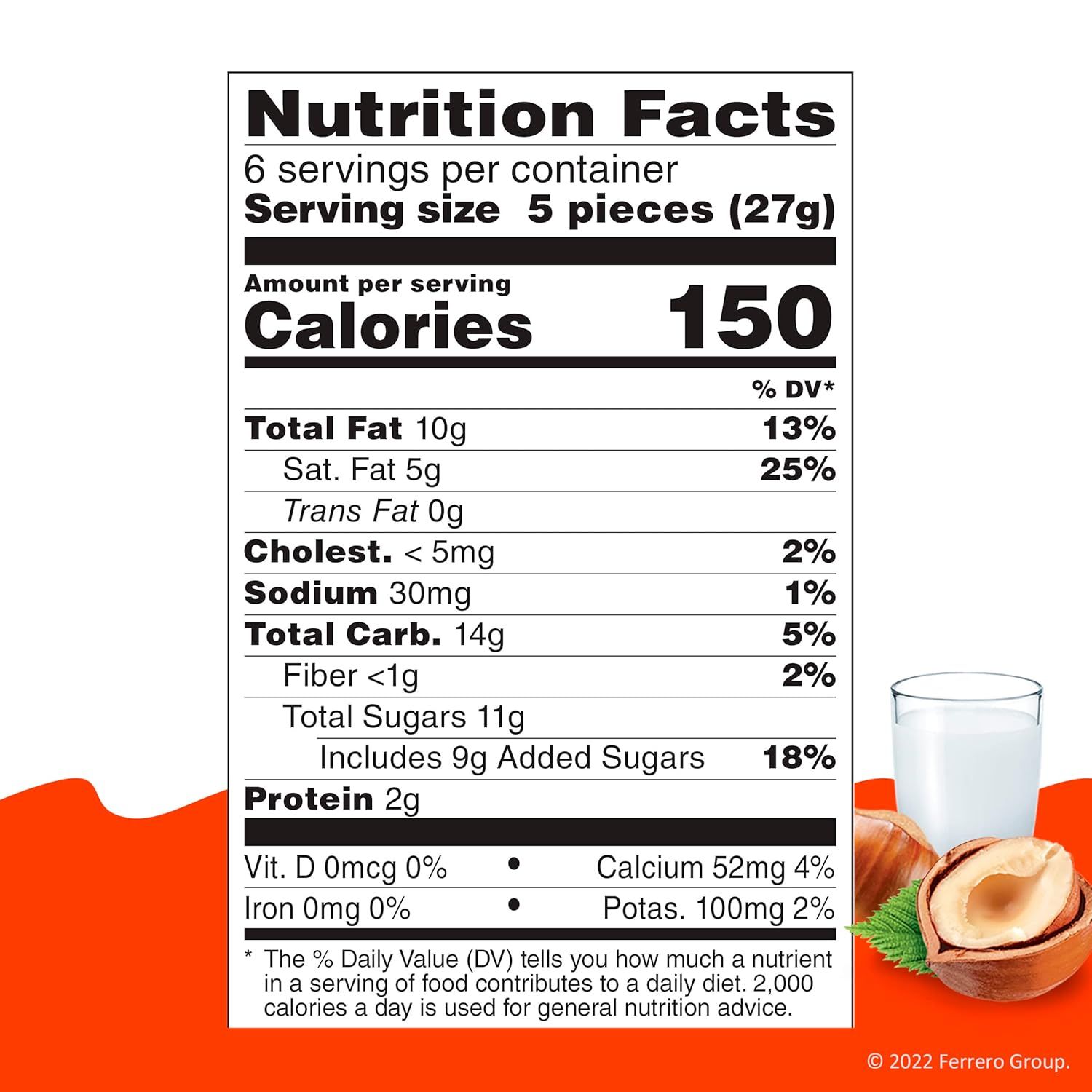 Provides detailed nutritional facts to inform shoppers about the product's calorie count, fat content, sugar levels, and other dietary information, helping them make informed purchasing decisions.