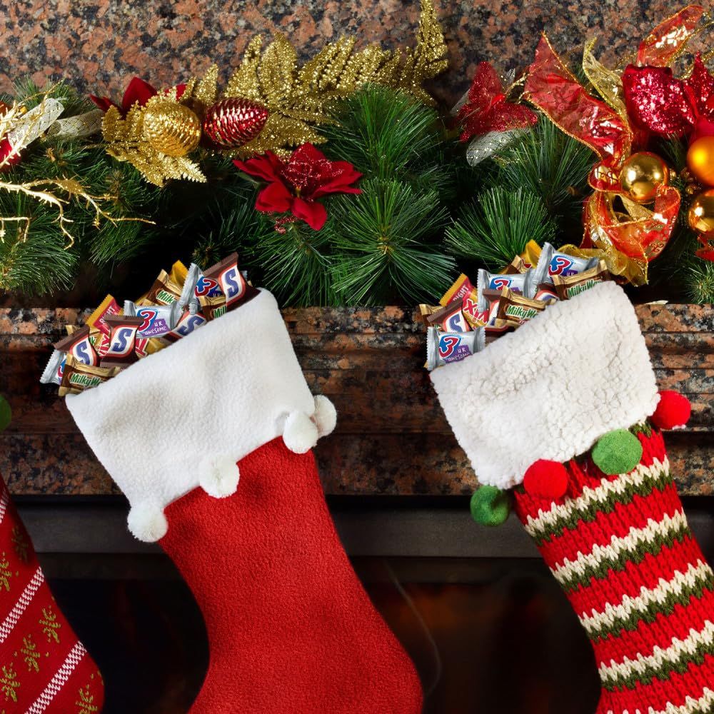 Positions the product as a perfect Christmas stocking stuffer or holiday gift, leveraging festive imagery to drive seasonal purchase intent. Shows the product in a real-world Christmas context with…