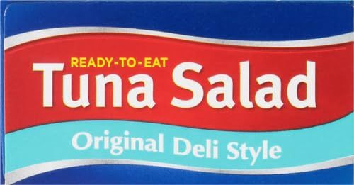 Communicates the specific product variant (Original Deli Style) within the brand's tuna salad line and emphasizes the ready-to-eat convenience feature.