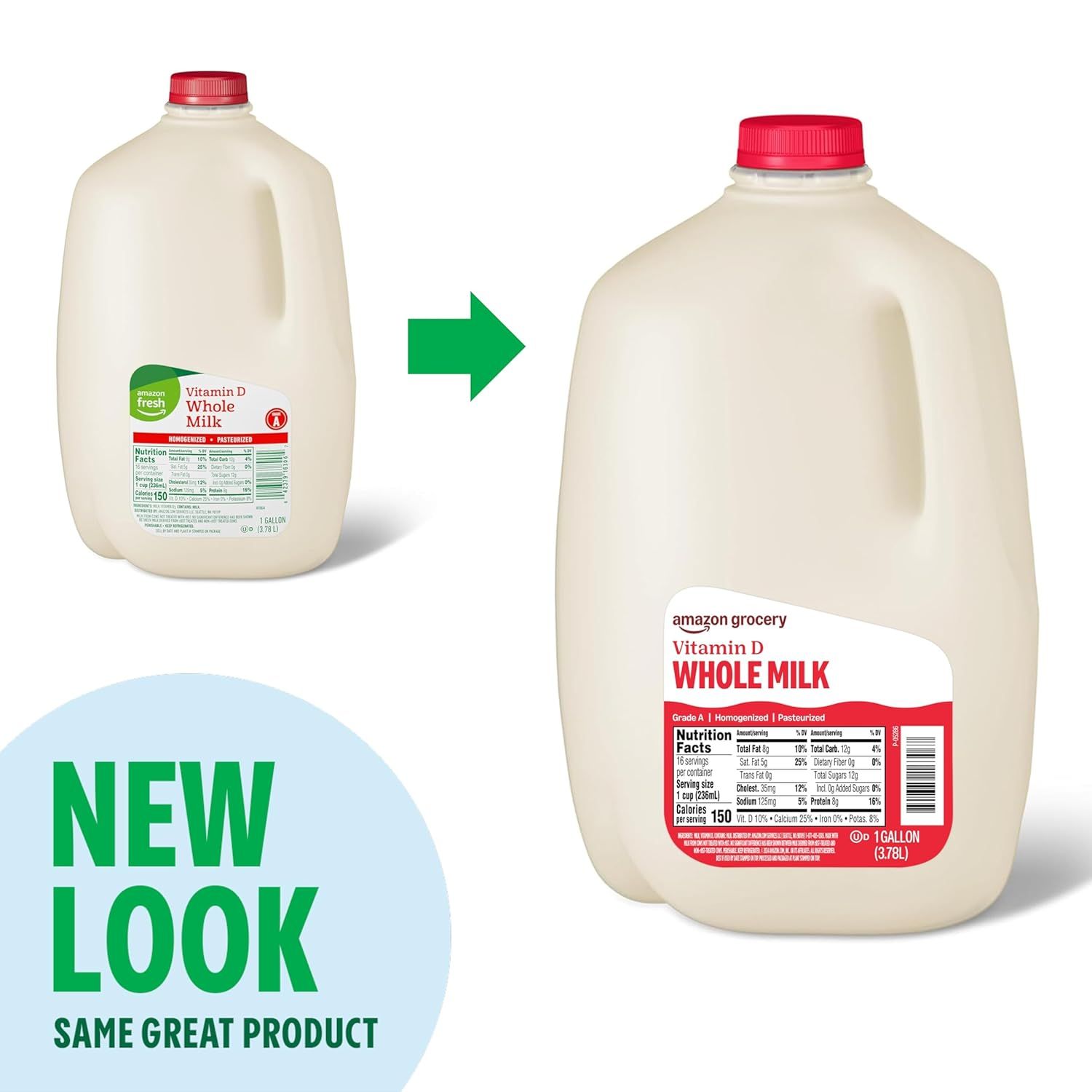 Communicates to shoppers that the product has new packaging but remains the same trusted product, reducing confusion and maintaining brand loyalty during the transition.