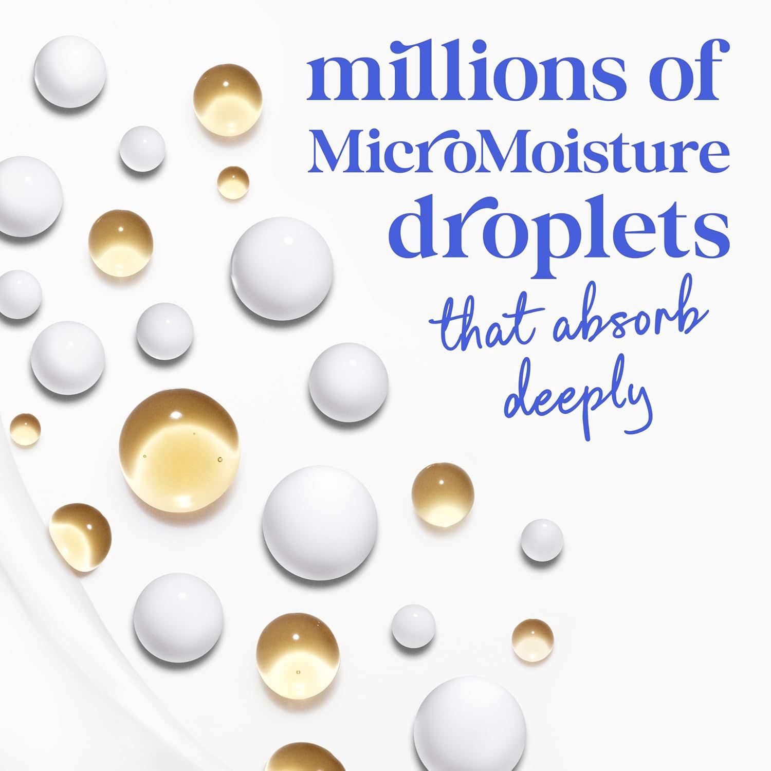 Communicates the product's advanced moisturizing technology by quantifying the millions of micro-droplets that provide deep absorption, reassuring shoppers of superior hydration performance.…