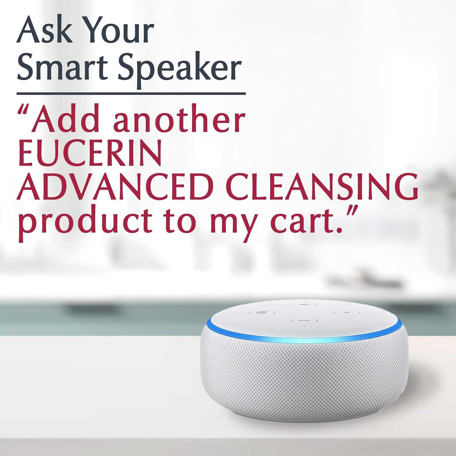 Demonstrates how to use voice commands with a smart speaker to add the product to cart, highlighting the convenience of hands-free shopping. Communicates the ease and convenience of reordering the…