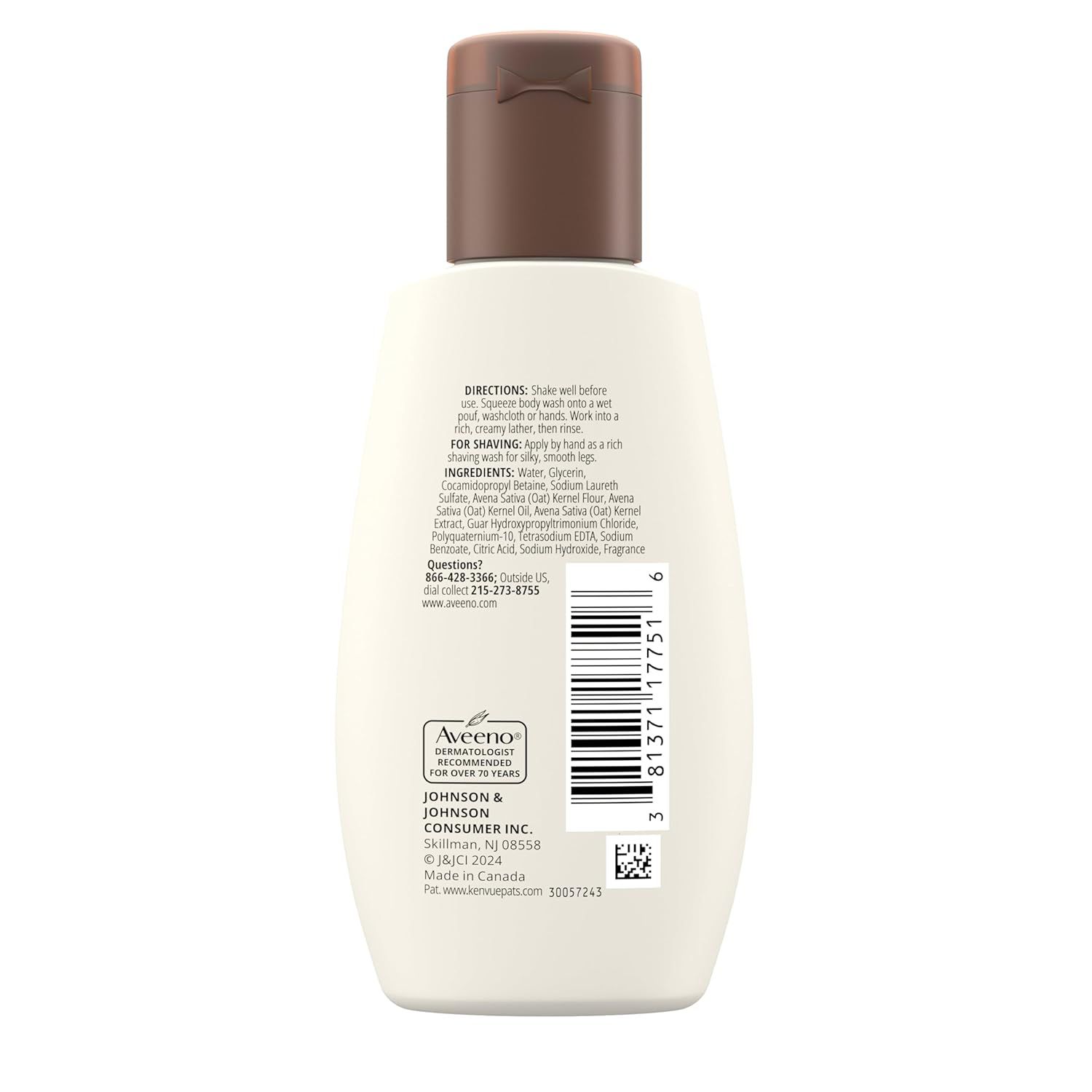 Shows the back of the product bottle with directions, ingredients, and brand information to help shoppers understand usage instructions and product details.