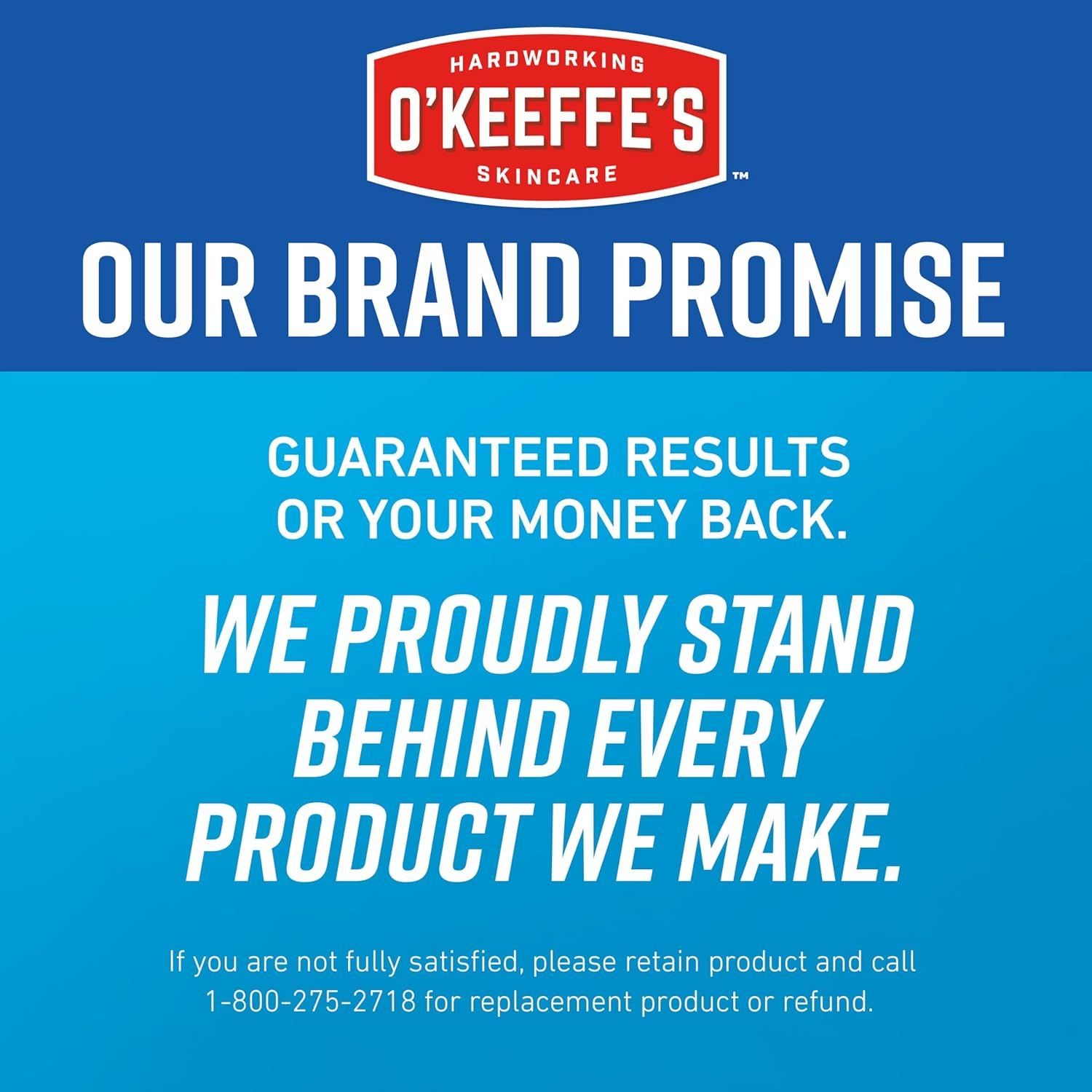 Communicates the brand's commitment to quality and customer satisfaction by prominently displaying their guarantee and brand values, building trust and confidence in the purchase.