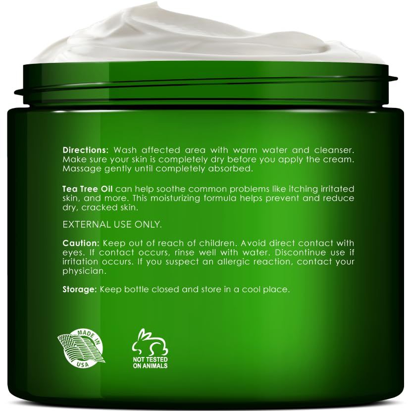 Provides step-by-step directions on how to properly apply the cream, ensuring shoppers understand the correct usage method for best results. Communicates safety information and ethical manufacturing…