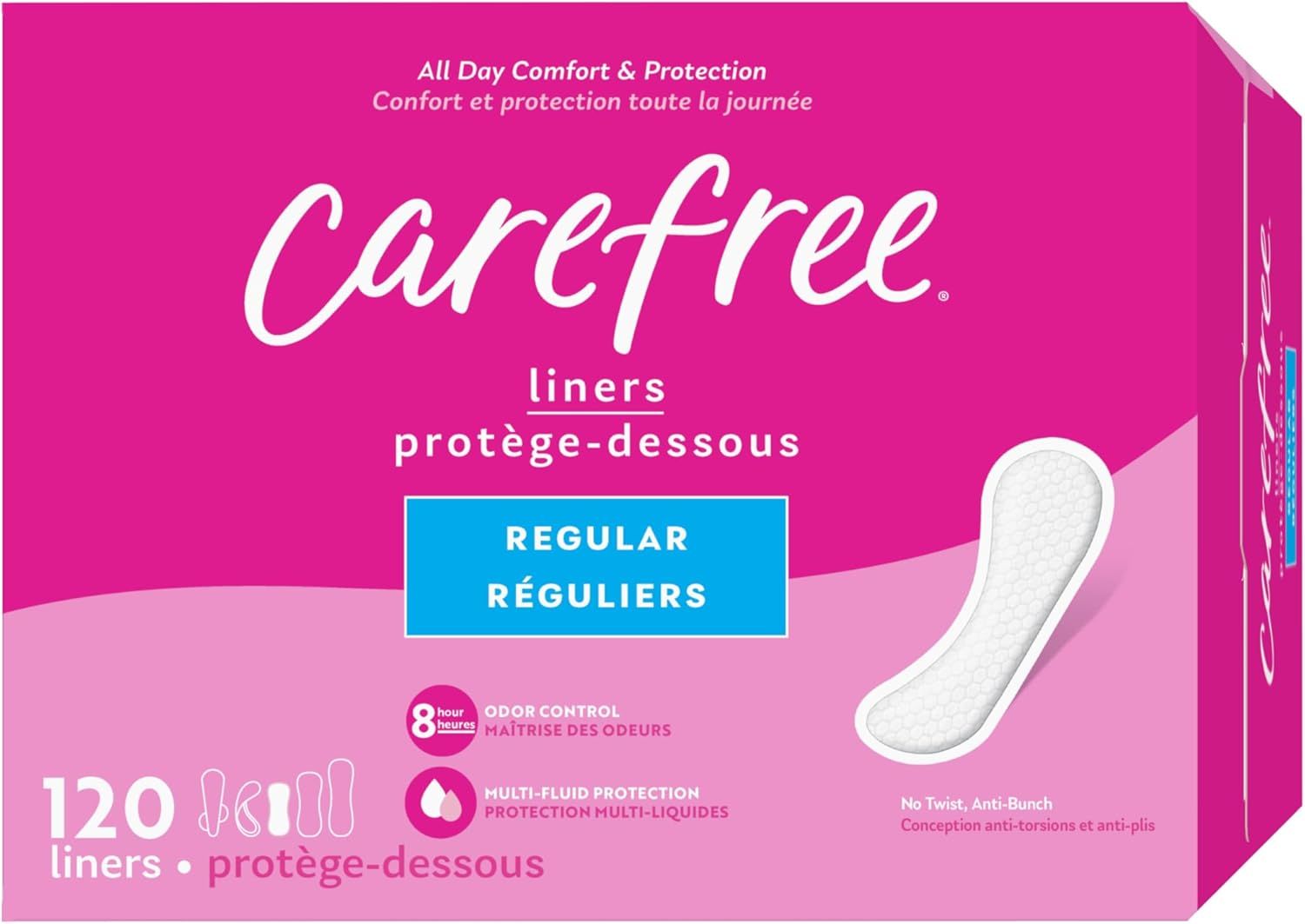Communicates multiple key benefits of the product including odor control, multi-fluid protection, and comfort features to help shoppers understand the comprehensive protection offered.