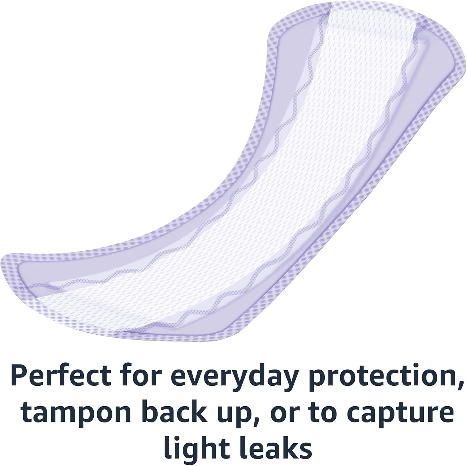 Demonstrates the versatility of the product by showing it can be used for multiple purposes—everyday protection, as a tampon backup, or for light leaks—reassuring shoppers of its multi-functional…