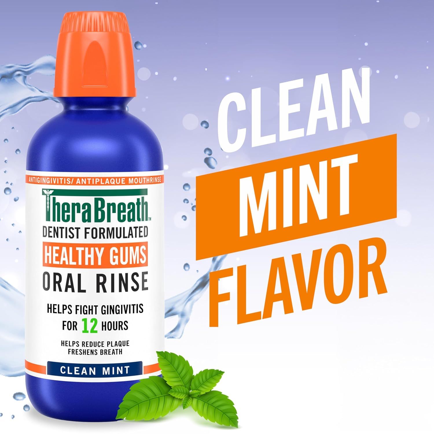 Highlights the product's 12-hour effectiveness in fighting gingivitis, providing a quantifiable performance claim to reassure shoppers of long-lasting oral health benefits. Communicates the…