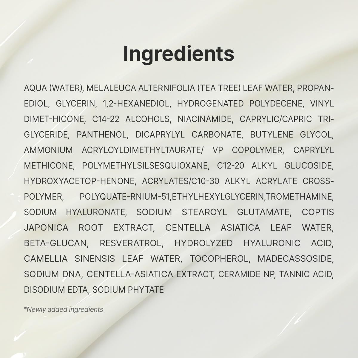 Provides complete transparency by listing all product ingredients, allowing shoppers to verify formula contents for safety, allergen concerns, or ingredient preferences.