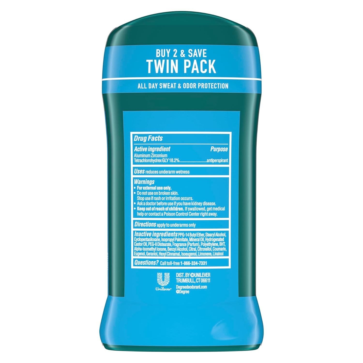 Communicates that this is a twin pack offering (buy 2 and save) to show value and what the customer receives in the purchase.