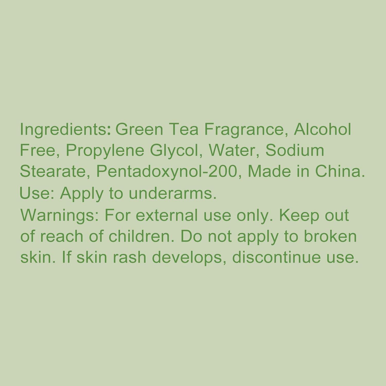 Provides clear usage instructions and safety warnings to educate shoppers on how to properly apply the product to underarms and what precautions to take.