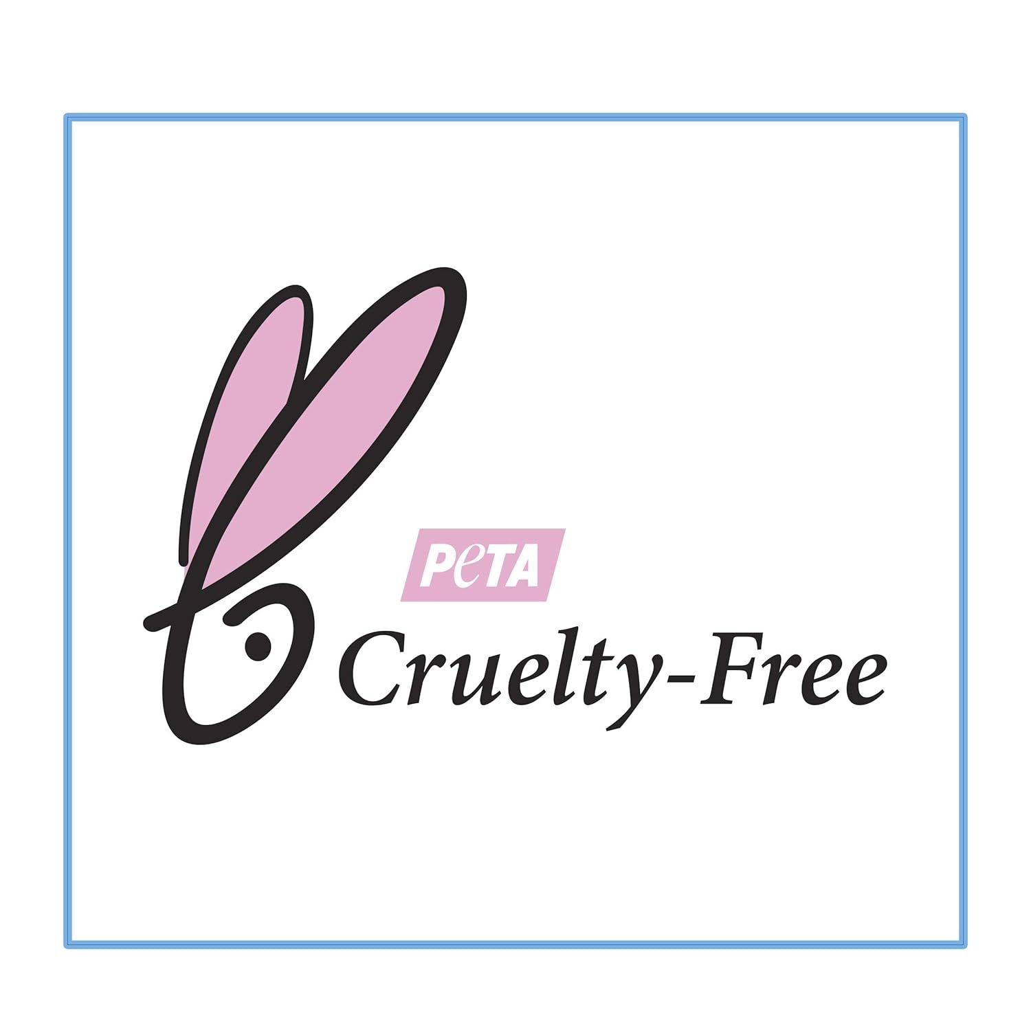 Communicates that the product is certified cruelty-free by PETA, reassuring ethically-conscious shoppers that no animal testing was involved in its development.