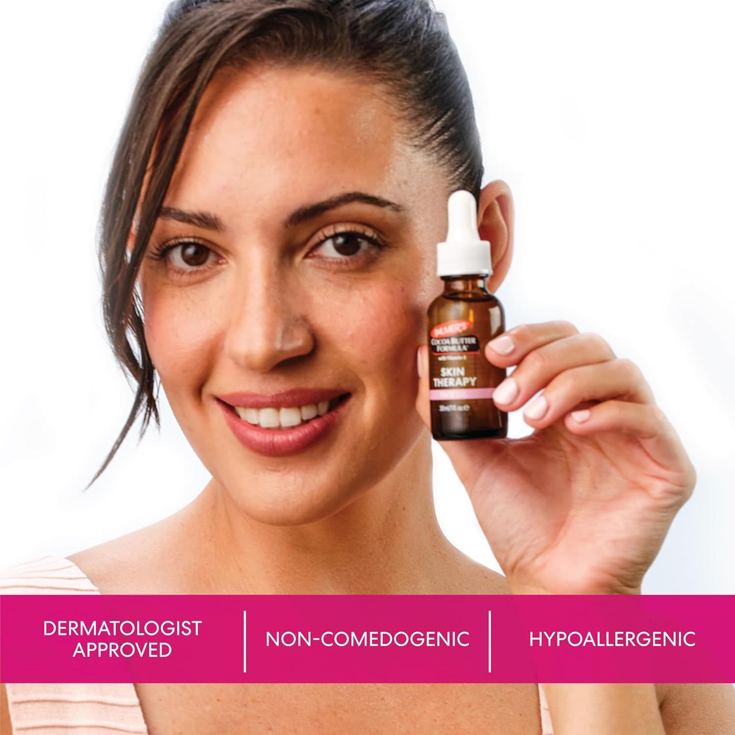 Communicates that the product is safe, gentle, and professionally endorsed for skin use, reassuring shoppers about its quality and suitability for sensitive skin. Highlights three distinct safety…