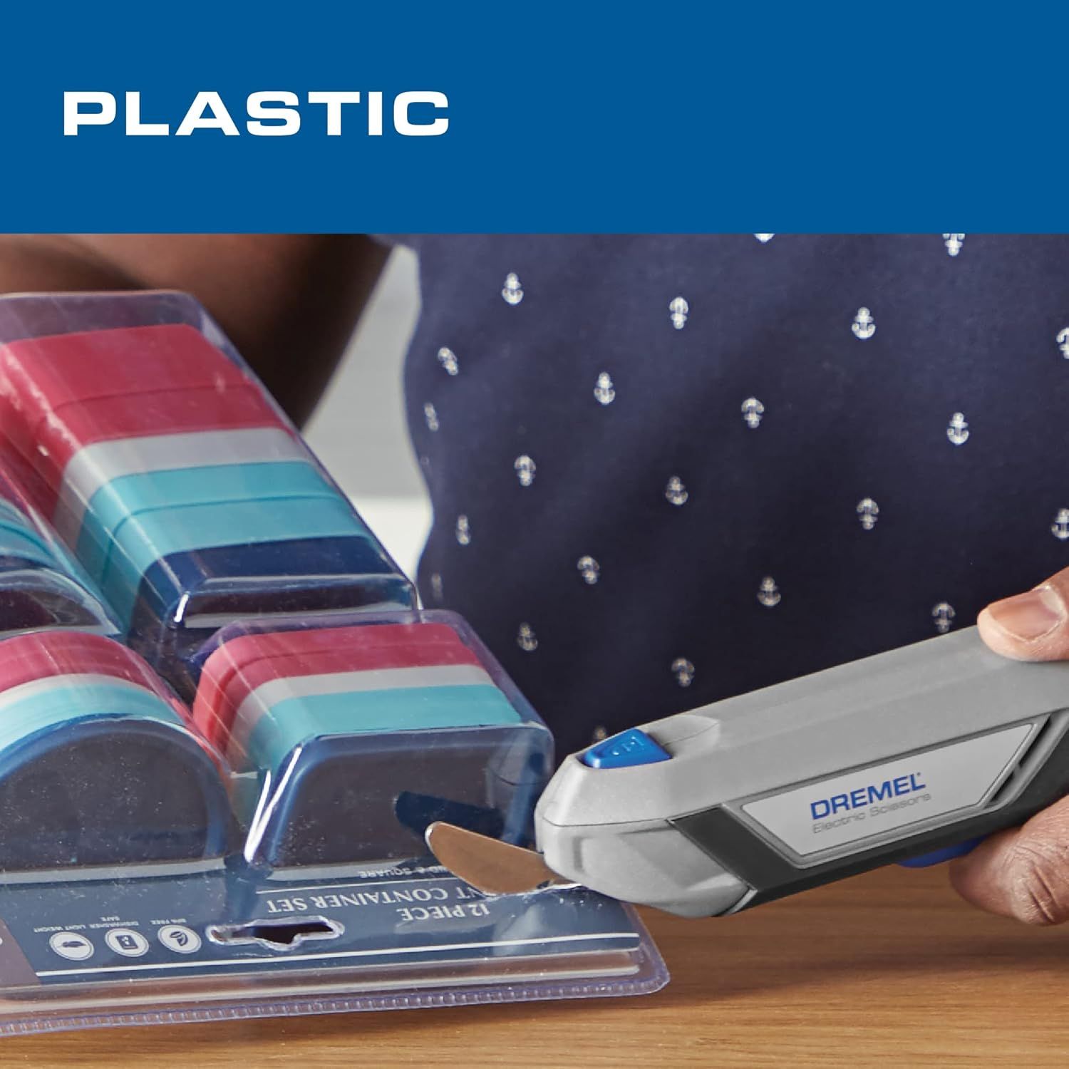 Demonstrates that the Dremel tool is effective for working with plastic materials, reassuring shoppers about its versatility and suitability for this specific application.