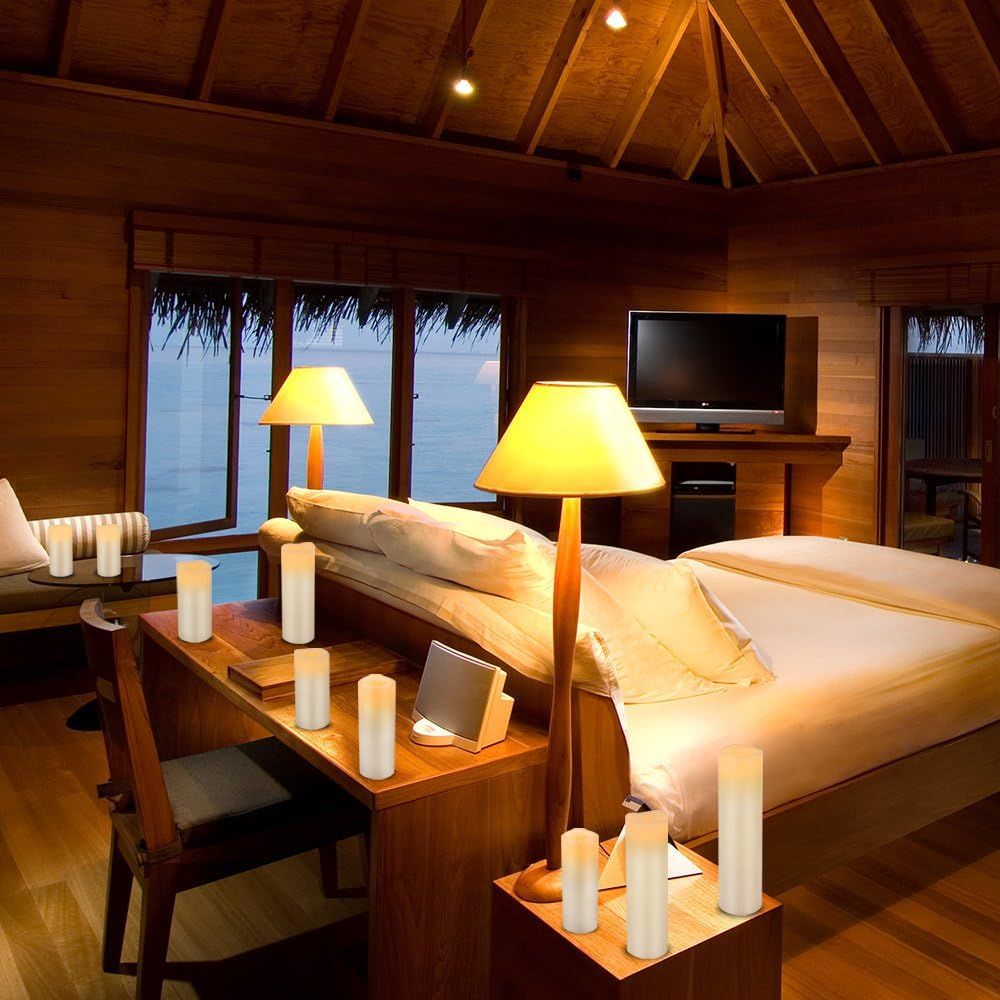 Showcases the product in an upscale, romantic resort environment to help shoppers visualize the product enhancing their own luxury or vacation experiences.