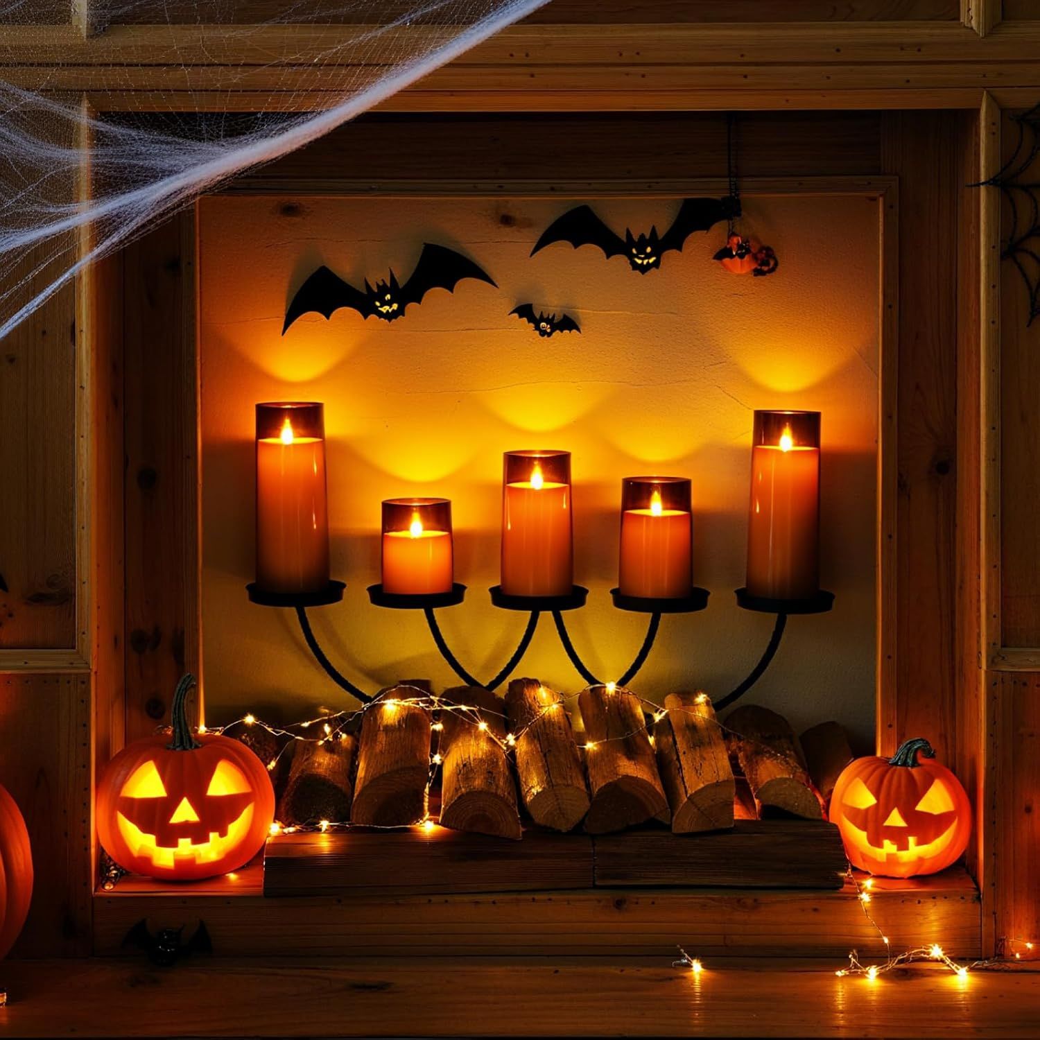 This image positions the product as a Halloween decoration or seasonal item, creating an atmospheric and festive mood to appeal to shoppers looking for holiday-themed products.